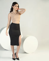 Stretchable Midi Skirt for Casual & Party Wear
