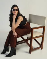 Women Straight Fit Pleated Cargo Pants