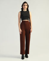 Women Straight Fit Pleated Cargo Pants