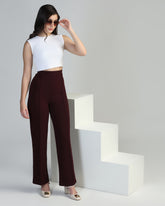 Women Straight Fit Pleated Cargo Pants