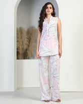 Women Floral Print Tunic with Pants