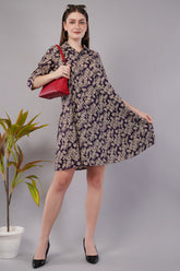 Women Printed Fit & Flare Dress