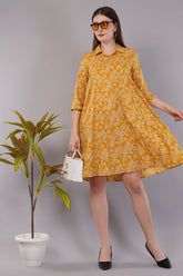 Women Printed Fit & Flare Dress