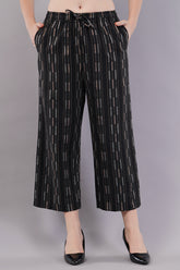Striped Wide Legged Trousers for Women