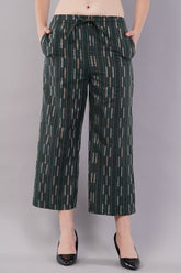 Striped Wide Legged Trousers for Women