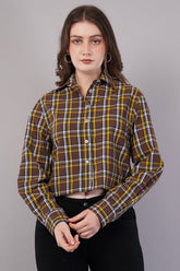 Women Checked Regular Fit Shirt