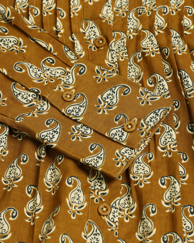 Floral Printed Cotton Shirt for Women