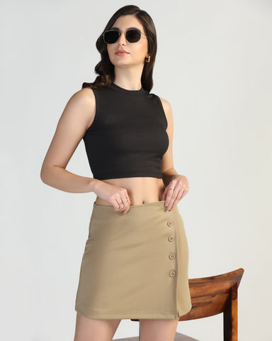 Stretchable Round Neck Tank Top