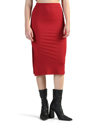 Stretchable Midi Skirt for Casual & Party Wear