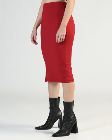 Stretchable Midi Skirt for Casual & Party Wear