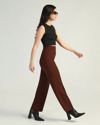 Women Straight Fit Pleated Cargo Pants