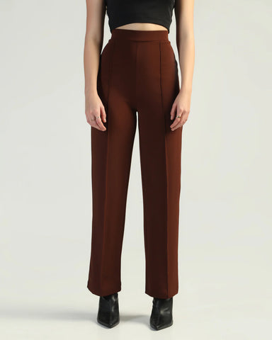 Women Straight Fit Pleated Cargo Pants