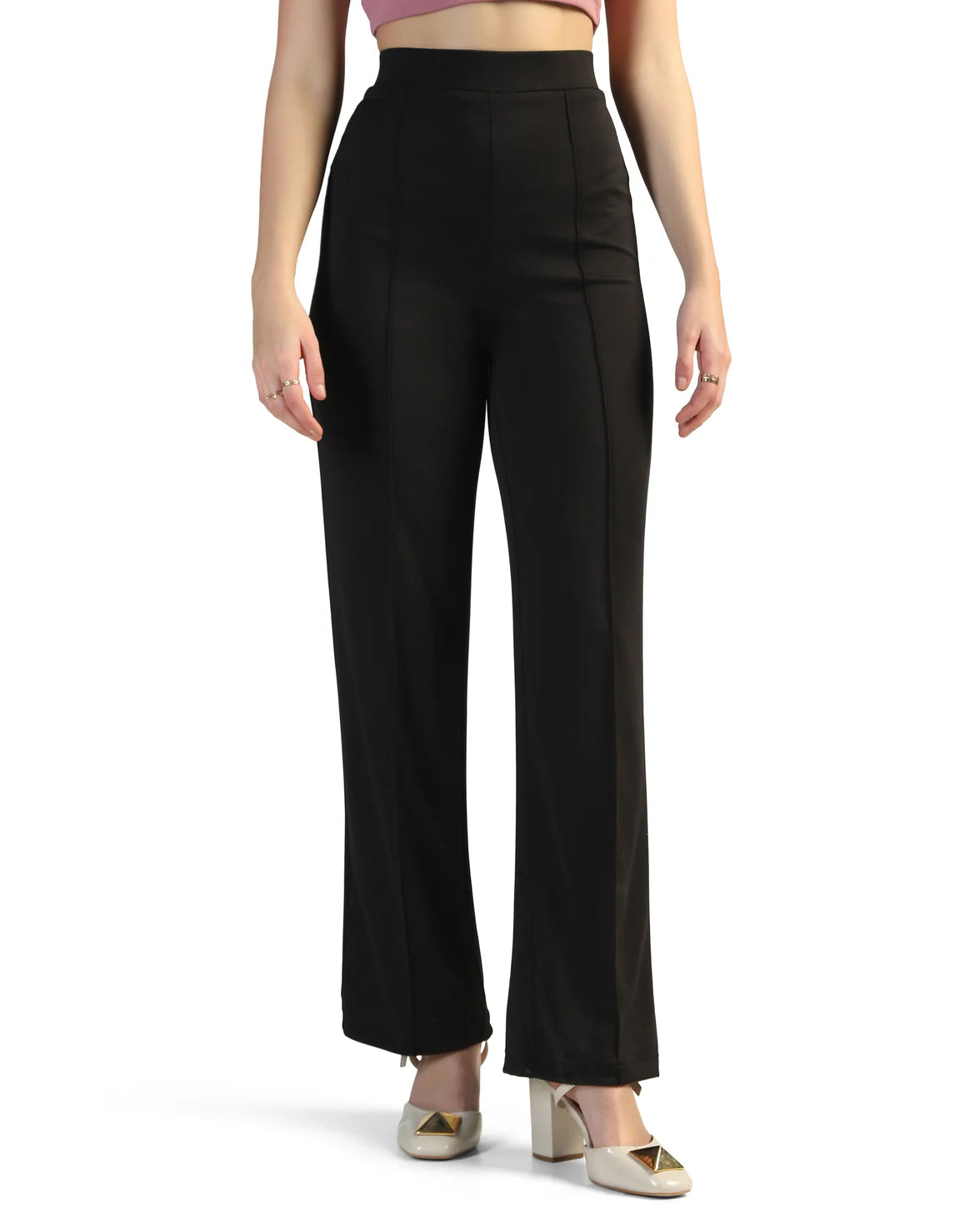 Women Straight Fit Pleated Cargo Pants