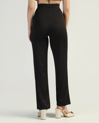 Women Straight Fit Pleated Cargo Pants