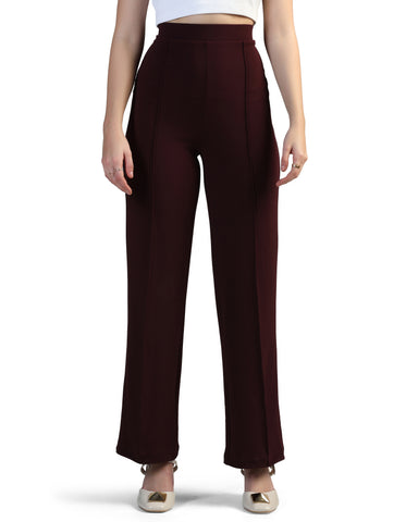 Women Straight Fit Pleated Cargo Pants