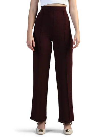 Women Straight Fit Pleated Cargo Pants