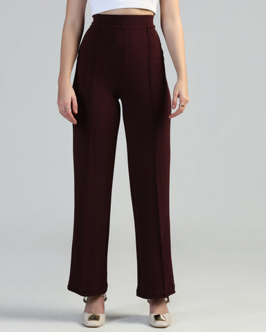 Women Straight Fit Pleated Cargo Pants