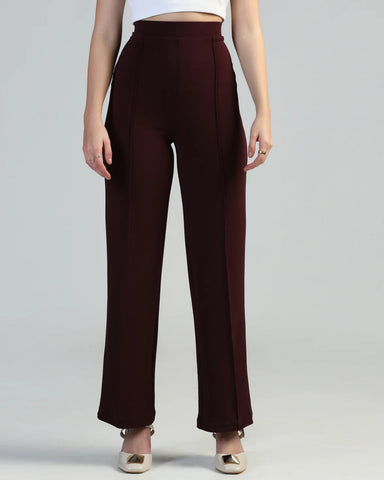 Women Straight Fit Pleated Cargo Pants