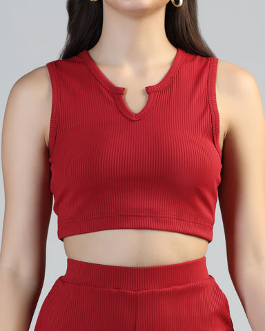 Boat-Neck Top with Palazzos Set