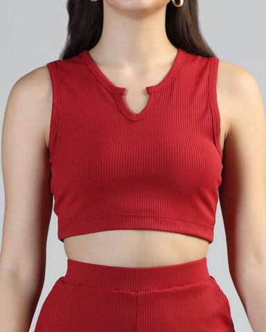 Boat-Neck Top with Palazzos Set