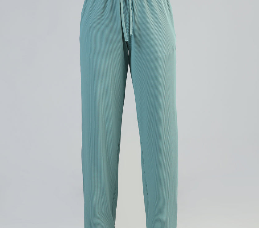 Women Strappy Crop Top with Trousers