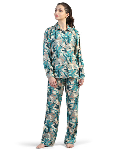 Women Viscose Rayon Kurta Palazzo Set
