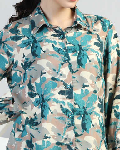 Women Viscose Rayon Kurta Palazzo Set