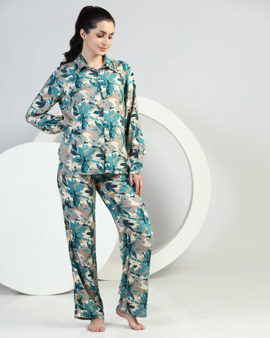 Women Viscose Rayon Kurta Palazzo Set