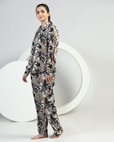 Women Viscose Rayon Kurta Palazzo Set