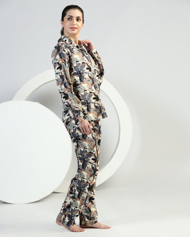 Women Viscose Rayon Kurta Palazzo Set