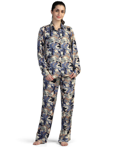 Women Viscose Rayon Kurta Palazzo Set