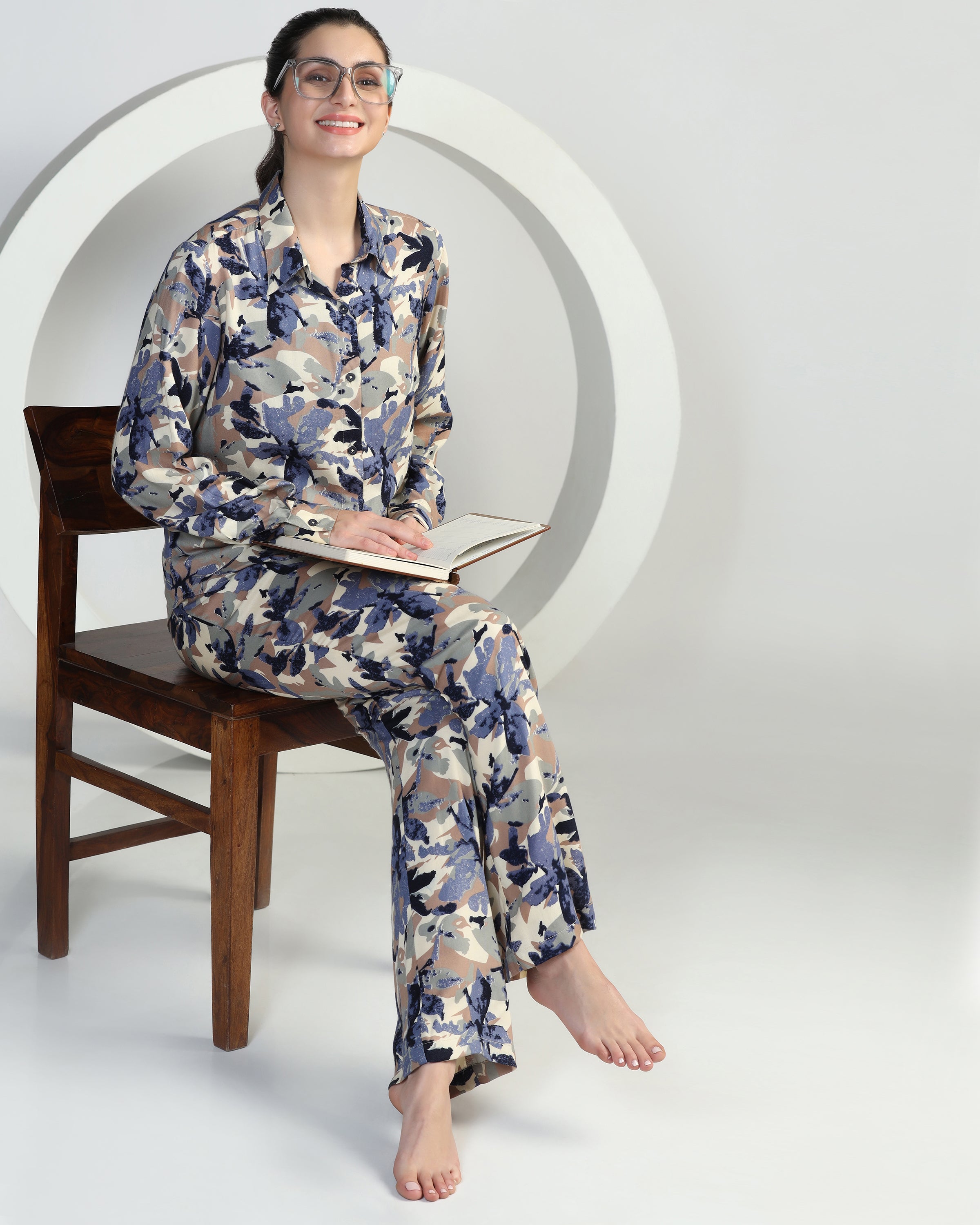 Women Viscose Rayon Kurta Palazzo Set