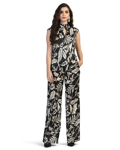 Women's Satin Ankle Length Co-Ord Set for Women