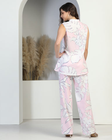 Women Floral Print Tunic with Pants