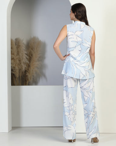 Women Floral Print Tunic with Pants
