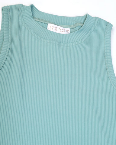 Women Round-Neck Midi Dress