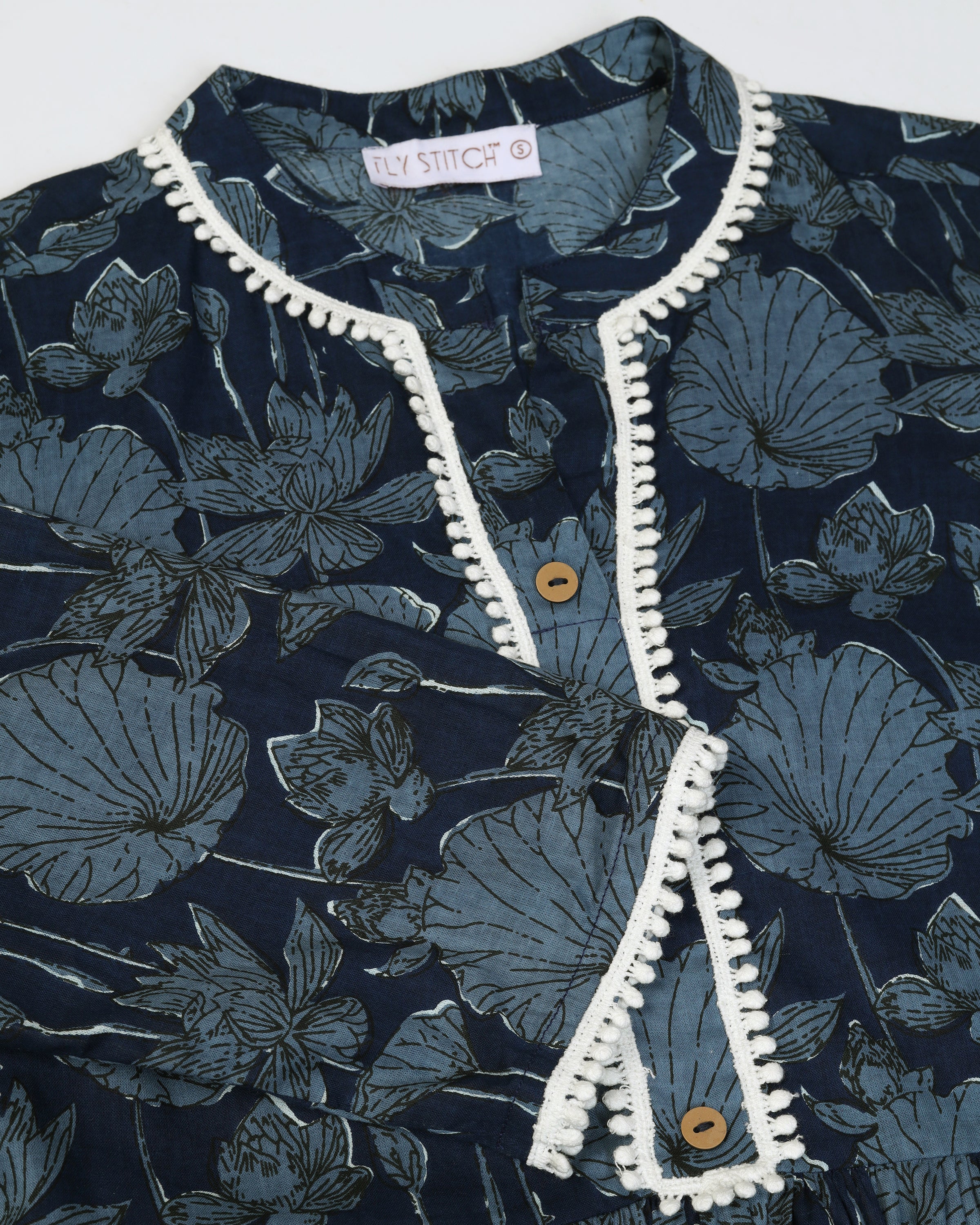 Women Floral Print Flared Tunic