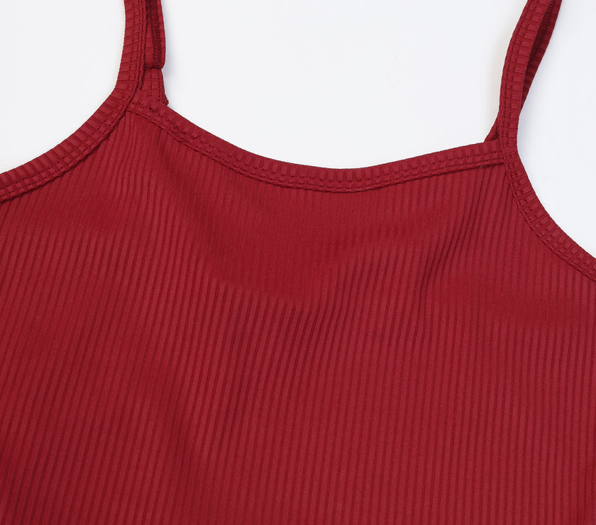 Women Strappy Crop Top with Trousers