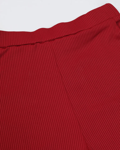 Boat-Neck Top with Palazzos Set