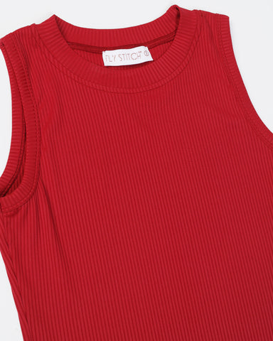 Women Round-Neck Midi Dress