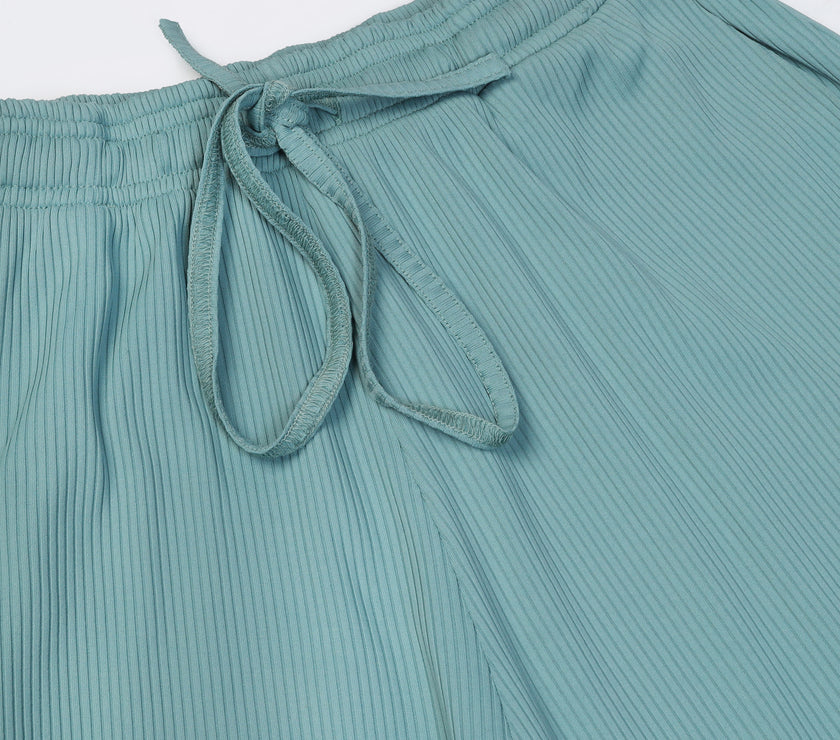 Women Strappy Crop Top with Trousers