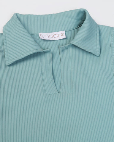 Women’s Sleeveless Ribbed Crop Top