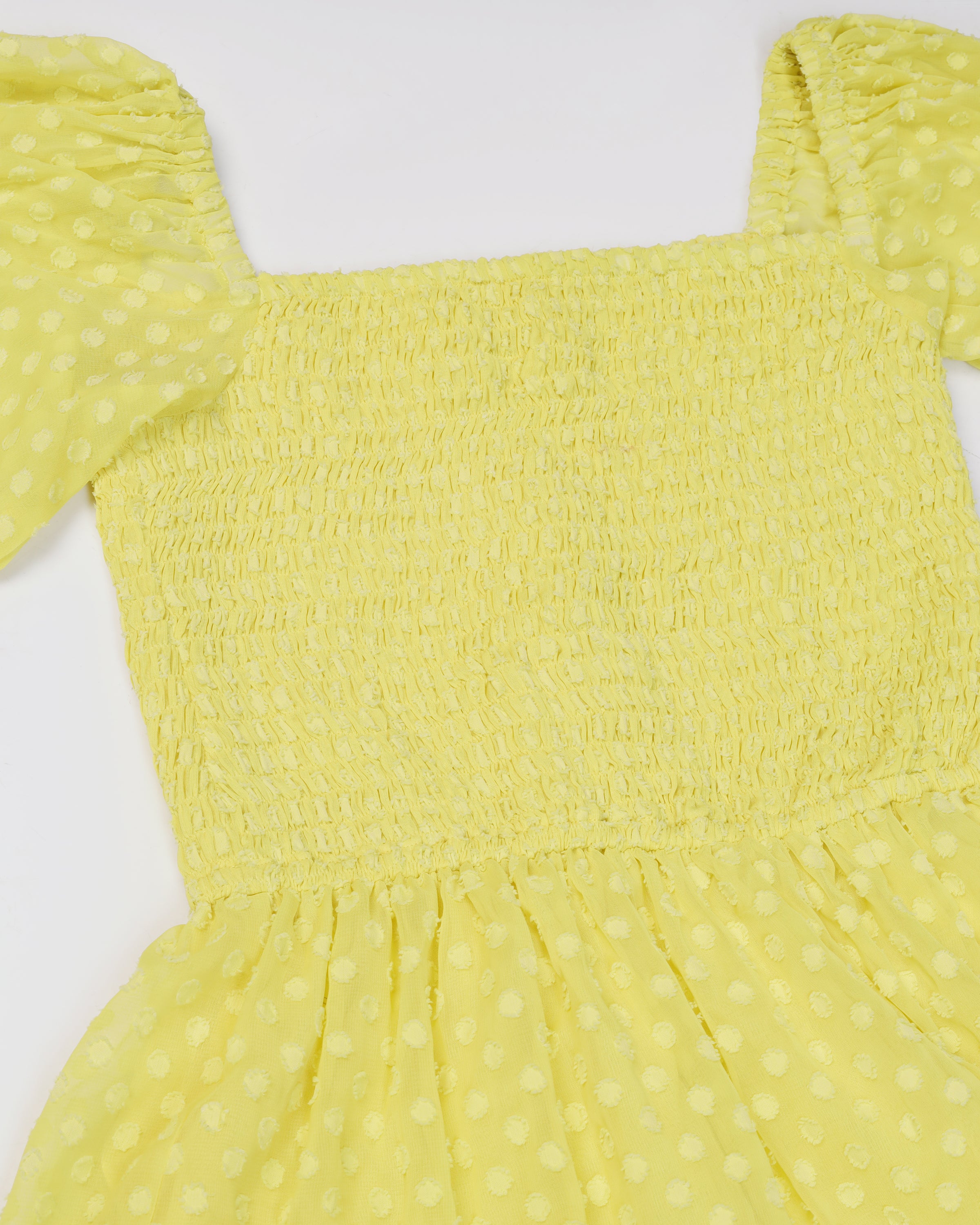 Women's Jacquard Smocked Fit & Flare Maxi Dress