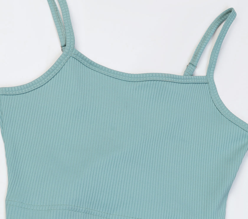 Women Strappy Crop Top with Trousers