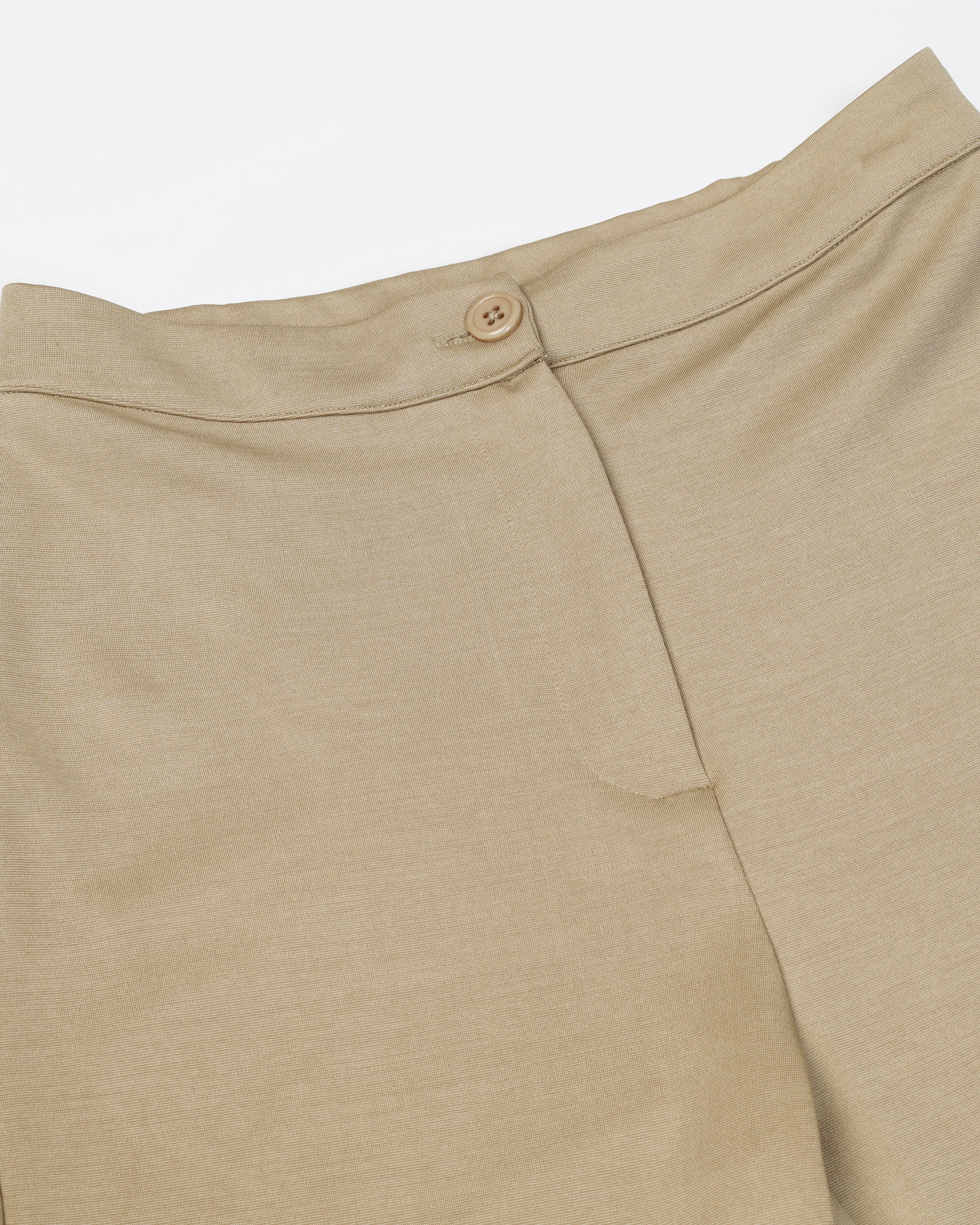 Women Straight Fit Flat-Front Trousers