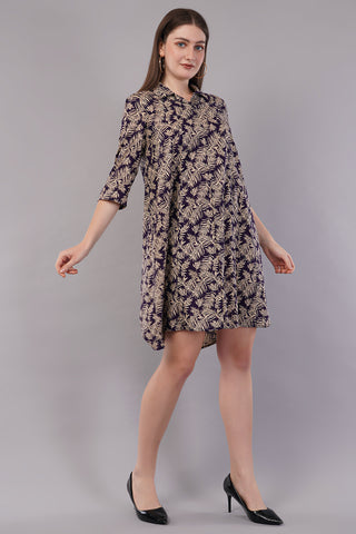 Women Printed Fit & Flare Dress