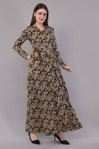 Women Floral Print Maxi Dress