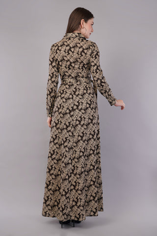 Women Floral Print Maxi Dress