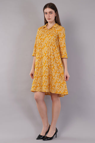 Women Printed Fit & Flare Dress