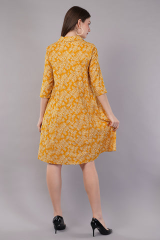 Women Printed Fit & Flare Dress